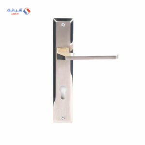 Shabana Ahram Door Handle Set 2 Pcs Chrome Metallic