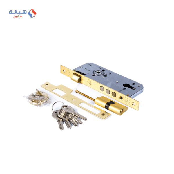 Shabana Daf Turkey Mortise Door Lock With Cylinder 5 Dimple Keys Gold x2 1
