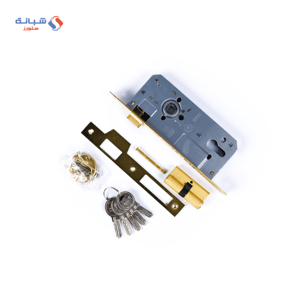 Shabana Daf Turkey Mortise Door Lock With Cylinder 5 Dimple Keys Gold x3 1