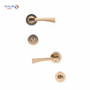 Shabana Doganlar Turkey Door Handle Set 2 Pcs Gold Matt 131