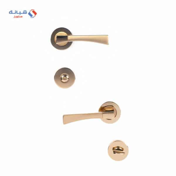 Shabana Doganlar Turkey Door Handle Set 2 Pcs Gold Matt 131