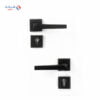 Shabana Doganlar Turkey Door Handle Set With Cylinder 4 Pcs Black Matt 347