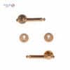 Shabana Doganlar Turkey Door Handle Set With Cylinder 4 Pcs Gold 353