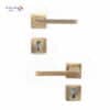 Shabana Doganlar Turkey Door Handle Set With Cylinder 4 Pcs Oxide 238