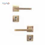 Shabana Doganlar Turkey Door Handle Set With Cylinder 4 Pcs Oxide 238
