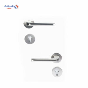 Shabana Doganlar Turkey Door Handle Set With Cylinder 4 Pcs Satin