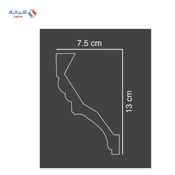 Futec Cornices Code 026 Size 13 Cm X 75 Cm