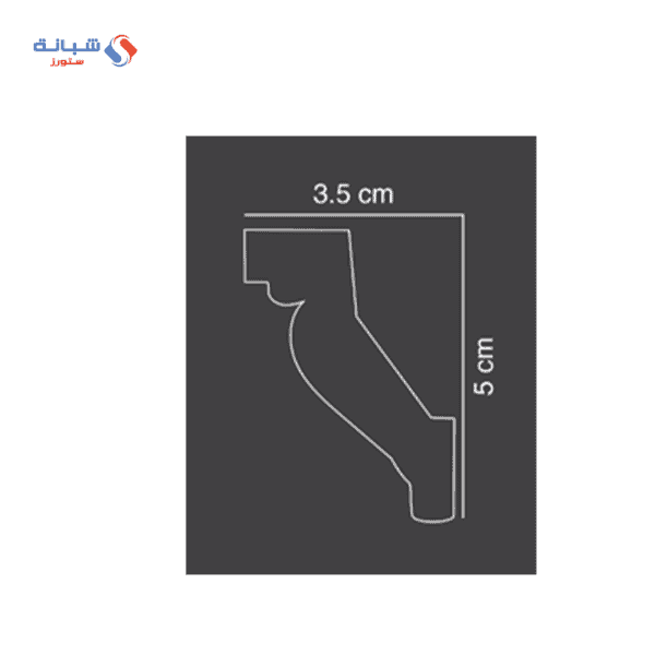 Futec Cornices Code 054 Size 5 Cm X 3.5 Cm