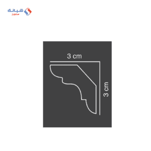 Shabana Futec Cornices 056 3 CM x 3 CM MultiColorx1 1