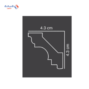 Futec Cornices Code 057 Size 4.3 Cm X 4.3 Cm