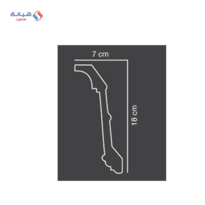 Futec Cornices Code 077 Size 18 Cm X 7 Cm