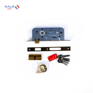 Shabana Kale Turkey Door Mortise Lock With Cylinder 5 Copper Dimple Keys 7 CM Gold x2 1