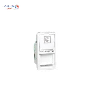 Shabana Schneider Cat 5 Data Electric Socket Outlet White 1