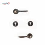 Shabana Sicuro Door Handle Set With Cylinder 4 Pcs Antique Bronze