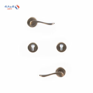 Shabana Sicuro Door Handle Set With Cylinder 4 Pcs Antique Bronze 505