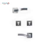 Shabana Sicuro Door Handle Set With Cylinder 4 Pcs Nickel Matt 511