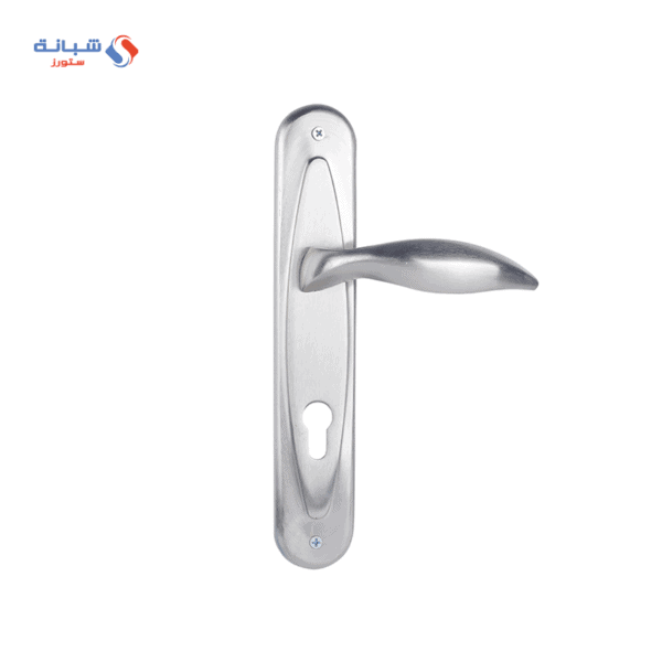 Shabana Stores Doganlar Turkey Door Handle Set 2 Pcs Silver
