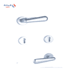 Shabana Stores SICURO Door Handle Set With Cylinder 4 Pcs Chrome Matt 510