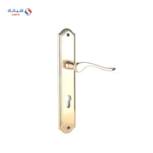 Shabana Stores Sicuro Door Handle Set 2 Pcs Gold