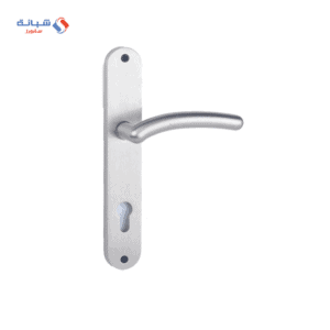 Shabana Stores Sicuro Door Handle Set 2 Pcs Nickel Matt