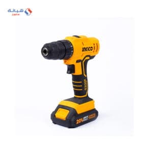 Shabana ingco chargeable wireless electric screw driver with bag lithium battery 20 volt 2 speed yellow black