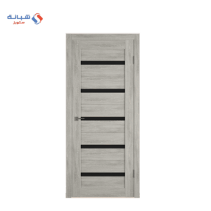 باب غرفة 900 حلق اكريلك رمادي - 90/80 سم