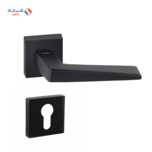 Rosette Dognlar Turkish Penta Cylinder Door Handle Set – Matt Black