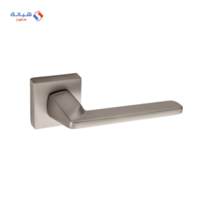 Rosette Door Handle Set Doganlar Radya Turkish – Nickel Matt