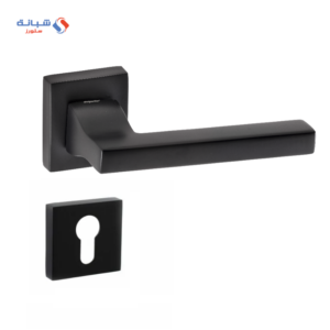 Rosette Dognlar Turkish Turkuaz Cylinder Door Handle Set – Matt Black