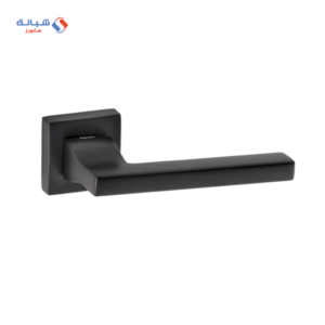 Rosette Dognlar Turkish Turkuaz Cylinder Door Handle Set – Matt Black