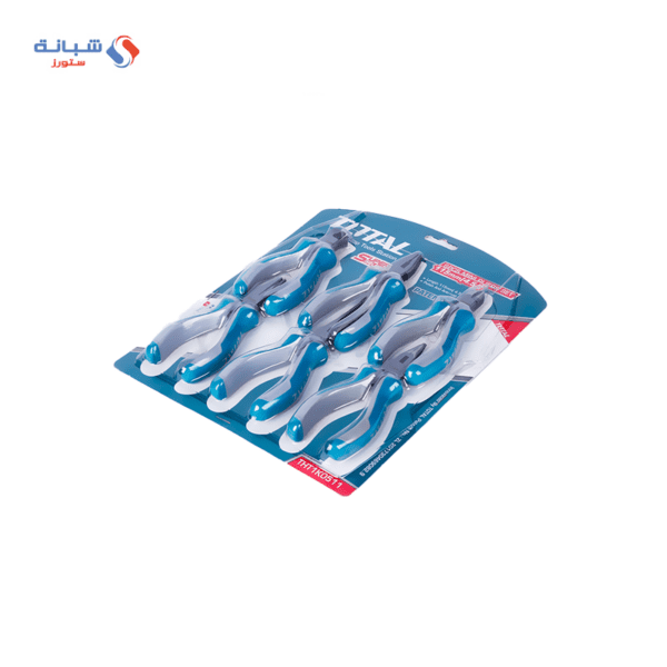 Shabana stores Total Metal Mini Pliers Set 6 Pieces 115 MM Petroleumx1 1