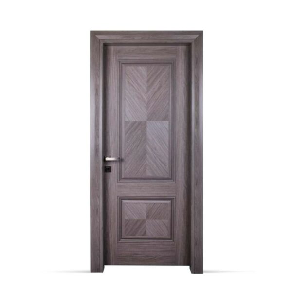 باري وود باب خشب داخلى ميلامين  كود Mp106 رمادي غامق – 80/90سم