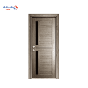 باب داخلي 907 حلق اكريلك رمادي - 80/90 سم