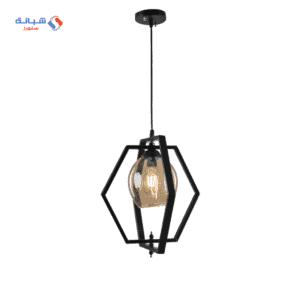 Black Single Luminous Pendant K-1006