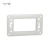 Schneider Plastic Fixing Frame 3 Modules- White