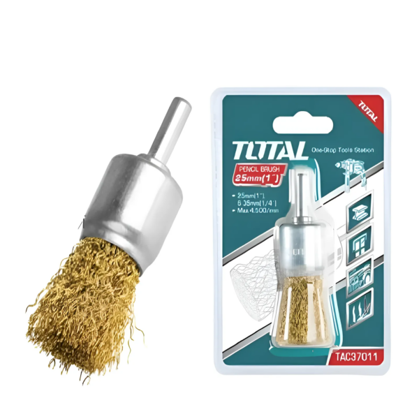 Total Soft Wire Brush Round Drill