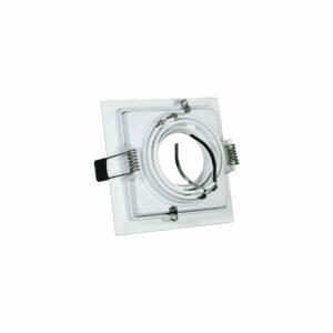 Spot 1 Eye Metal Square Submersible Plain White