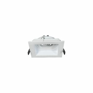 Spot 1 Eye Metal Square Submersible Plain White