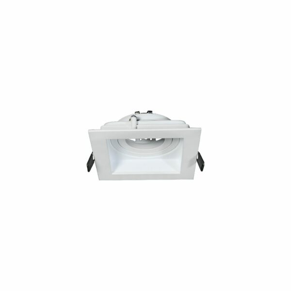 Spot 1 Eye Metal Square Submersible Plain White