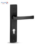 Al-ahram Cylinder Door Handle Set - Black