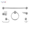 Bathroom Accessories Set Of 6 Pieces - Chrome