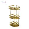 Bathroom Corner  Stainless Steel 3 Floors - Golden