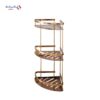 Bathroom Corner Stainless Steel 3 Floors - Rose Gold