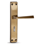 Al ahram Room Handle Set   Matte Gold