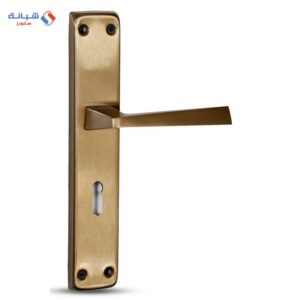 Al-ahram Room Handle Set - Matte Gold