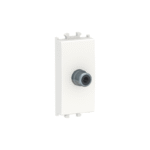 Schneider Single Audio Socket   White