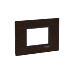 Schneider Wooden Electric Frame   3 Holes   Dark Brown