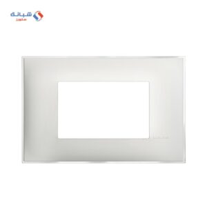 Bticino  Cover Frame 3-hole Classia Ice Satin - White