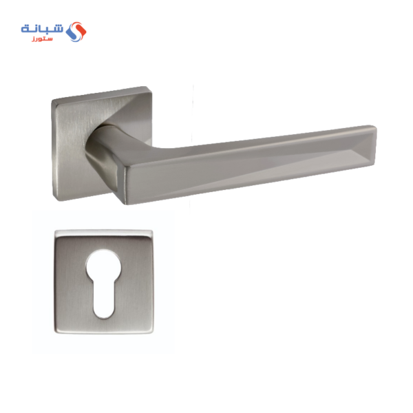 Rosette Dognlar Turkish Verita Cylinder Door Handle Set – Satin