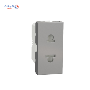 Schneider Socket  On The European-american System With A Protective Cover - Silver